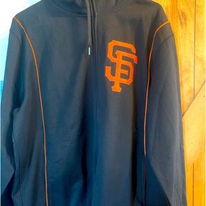Stitches SF Giants hooded sweatshirt jacket